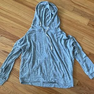 Grey Zip Up Hoodie